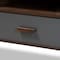 Baxton Studio Garrick Modern and Contemporary Two-Tone Grey and Walnut Brown Finished Wood 1-Drawer TV Stand 180-11226-Zoro - alternate 2